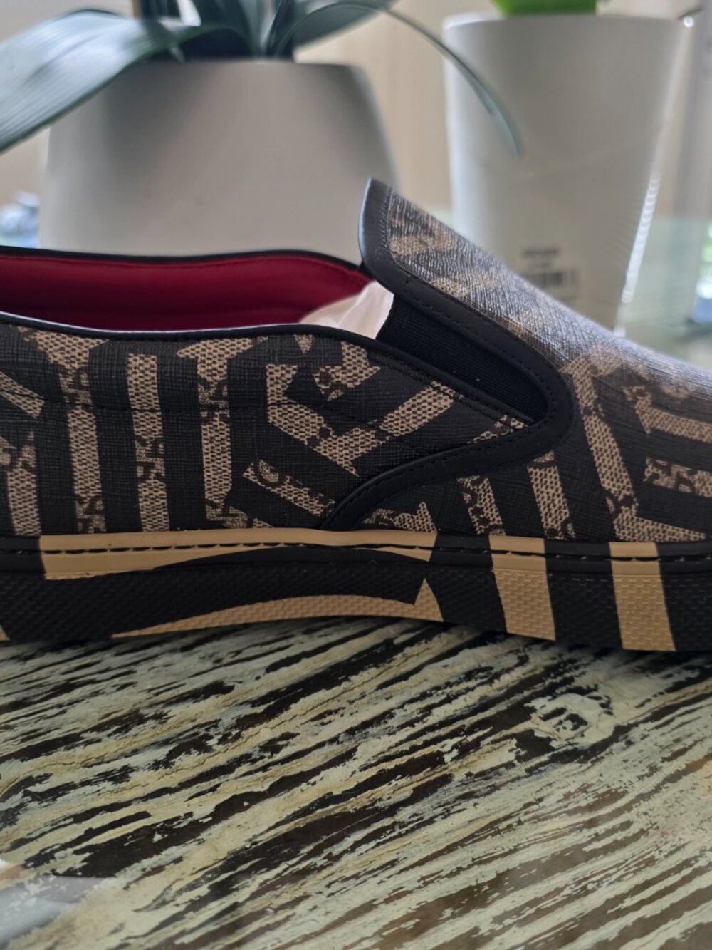RARE Gucci GG Dublin Calido sneakers slip-on loafers 9.5 UK/10.5 US - Picture 4 of 8